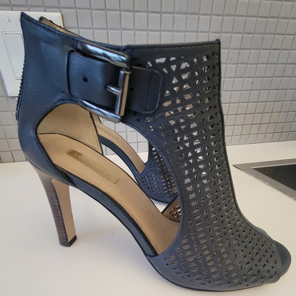 Louise et Cie Black Cutout Heels